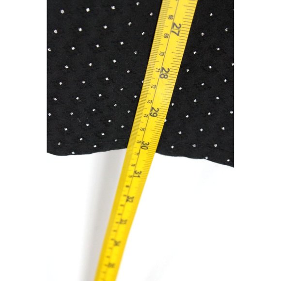 Sans Souci Fit & Flare Dress Womens Black Polka Dot Casual Sleeveless Size Small - Picture 10 of 10